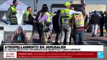 Informe desde Jerusalén: dos muertos y cinco heridos en un atropello contra una parada de autobús