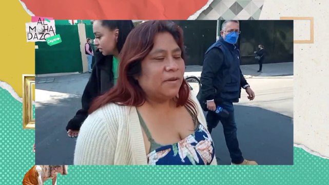 Usted disculpe señora de las aspas