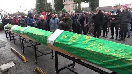 Hatay'da depremde ölen aynı aileden 5 kişi Yalova'da toprağa verildi