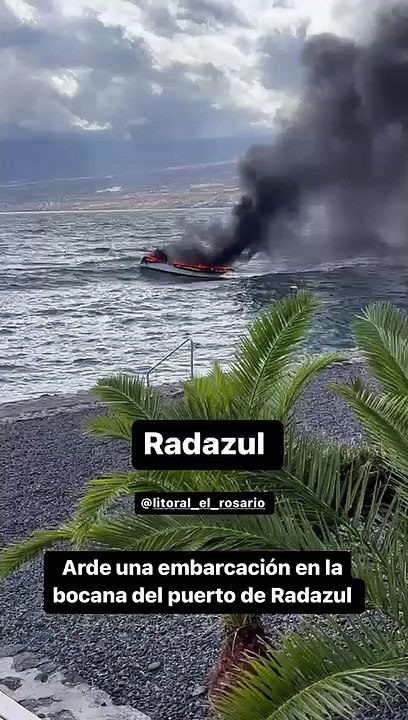 Incendio puerto Radazul