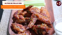Alitas de pollo con salsa de mango, piña y habanero | Receta en freidora de aire | Directo al Paladar México