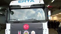 SPOR Beşiktaş, Fenerbahçe ve Galatasaray'ın 'Dostluk TIR'ları, aynı anda yola çıktı