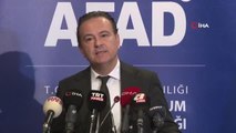 AFAD Deprem ve Risk Azaltma Genel Müdürü Tatar: 