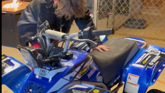10 y/o who had given up on his ATV dreams after accidentally hurting his little sister, gets surprised with a safer 4-wheeler!