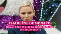 Charlène de Monaco : maman rock et chic en cuissardes, elle est éblouissante