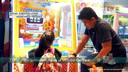 Berkunjung ke Medan, Jokowi Sempatkan Temani Cucu di Wahana Permainan di Mal