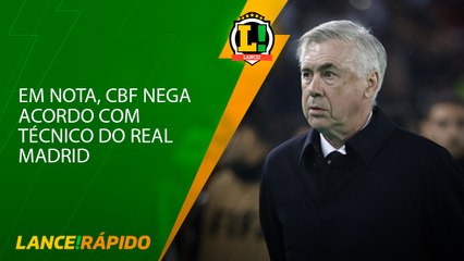 CBF nega acerto com técnico do Real Madrid - LANCE! Rápido