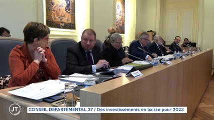 CONSEIL DEPARTEMENTAL 37 / Des investissements en baisse pour 2023