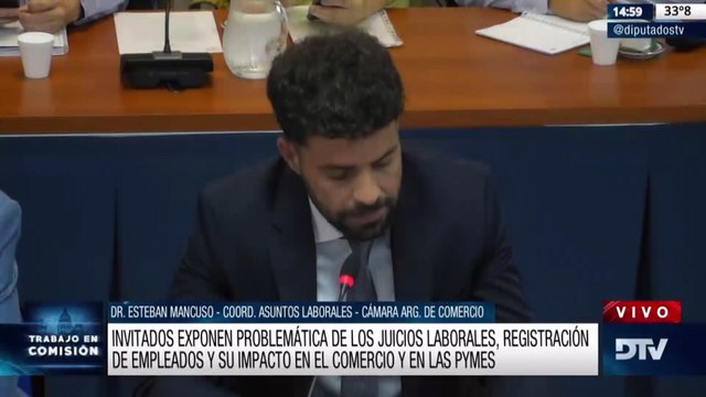 En la Comisión de Comercio, Cámaras y Pymes abordaron la temática de los juicios laborales y el registro de empleados