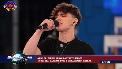 Amici 22, chi è il nuovo cantante scelto  Rudy: età, canzoni, foto e Instagram di Mezkal