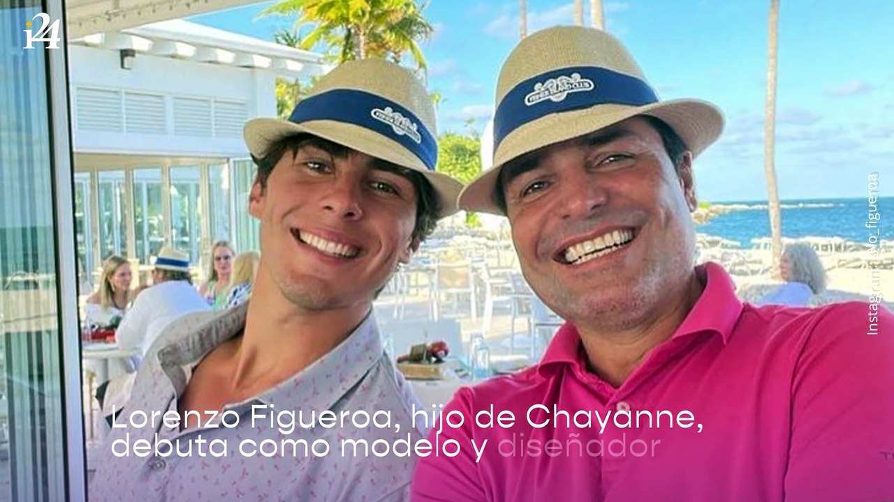 Guapo como el papá: hijo de Chayanne debuta como modelo y diseñador