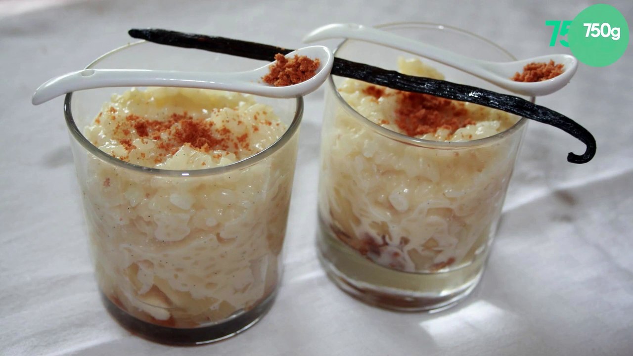 Riz au lait gourmand au sucre vanillé