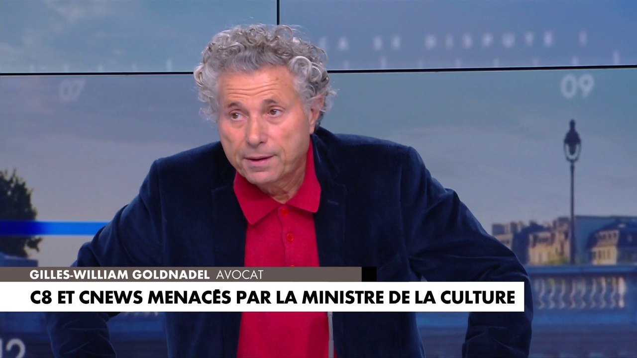 Gilles-William Goldnadel sur les menaces de la ministre de la Culture : «Il y a un but idéologique pour ces gens-là»