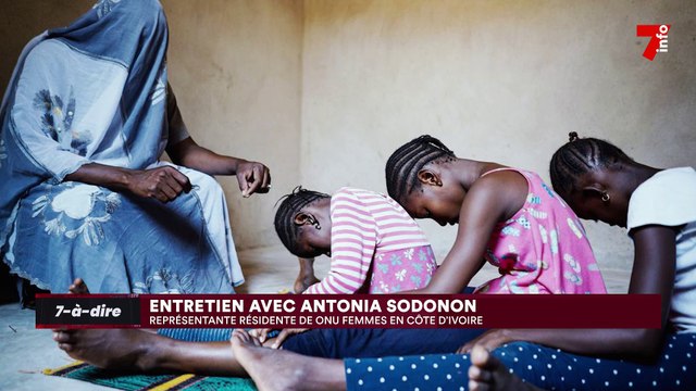 7-à-dire | Antonia Sodonon, représentante résidente ONU femmes en Côte d'Ivoire