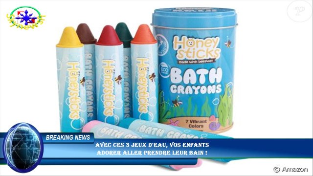 Avec ces 3 jeux d'eau, vos enfants adorer aller prendre leur bain !