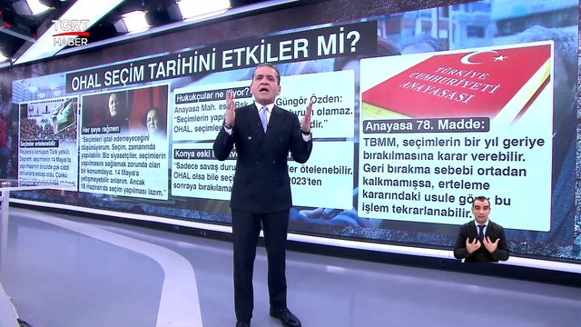Herkesin Cevabını Merak Ettiği Soru: Ohal İlan Edilince Seçim İptal Olur Mu?- Tuna Öztunç TGRT Haber