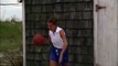 Laurie Fortier plays basketball