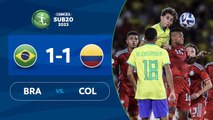 Colombia y Brasil empataron (0-0) por el Sudamericano Sub 20