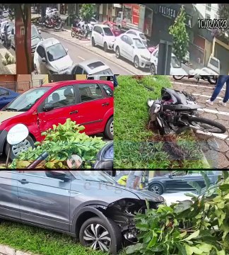 Vídeo mostra acidente impressionante na região central de Cianorte