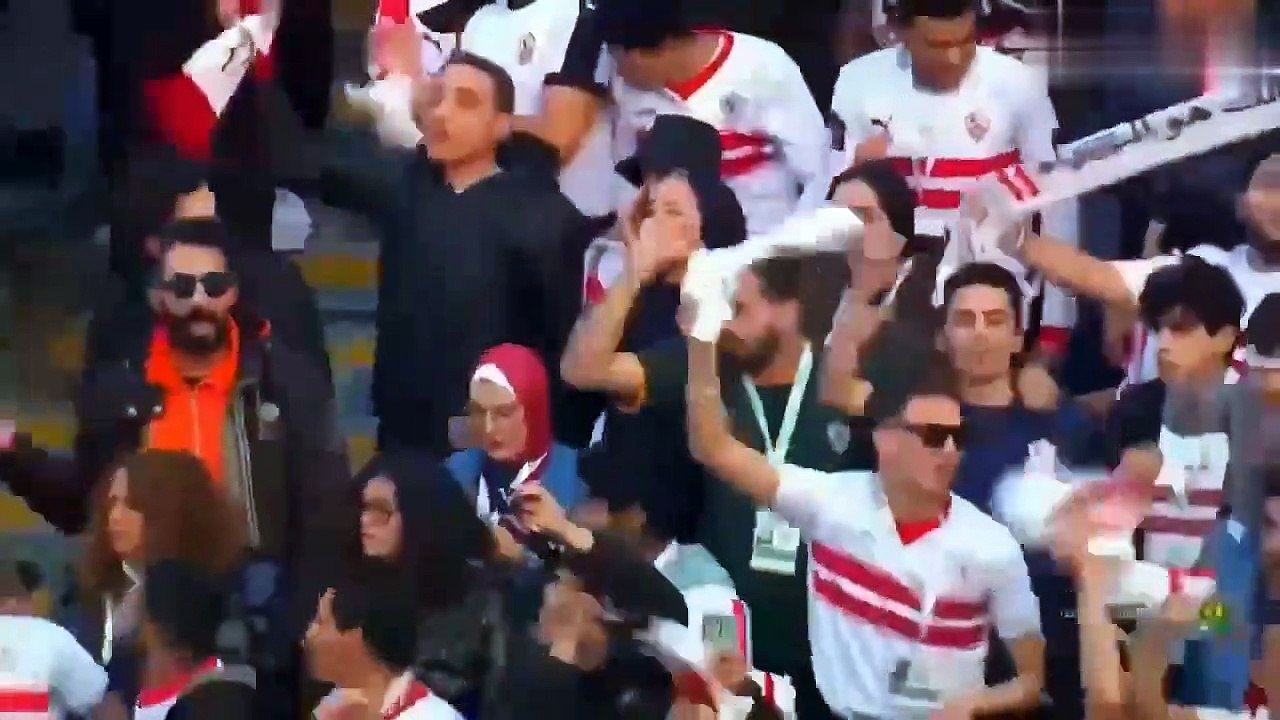 ملخص مباراة الزمالك وشباب بلوزداد