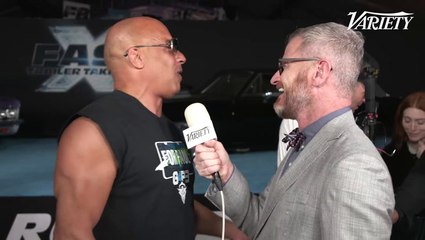 Vin Diesel Fast X Trailer Red Carpet