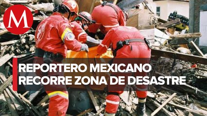 Topos de Tlatelolco buscan a familia bajo escombros de supermercado en Turquía