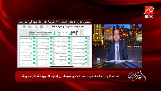 هناك فنادق متوقع طرح أسهم منها في البورصة قريبا.. رانيا يعقوب عضو مجلس إدارة البورصة