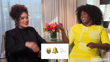 The Cast of Harlem Play EW's Emoji Game