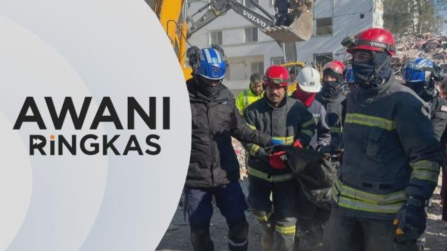 AWANI Ringkas: Lagi mangsa dibawa keluar dari runtuhan