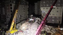 Depremde yerle bir olan Hatay'da gece de kurtarma çalışmaları devam ediyor