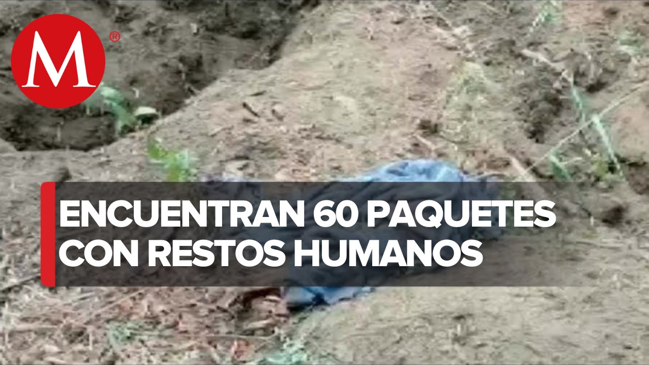 En Edomex, hallan al menos 60 paquetes con restos humanos en fosas clandestinas