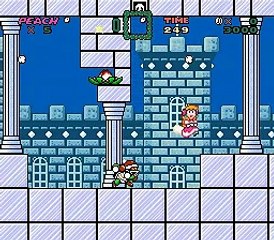 Super Mario Bros: Merry Mountain Christmas Adventure online multiplayer - snes