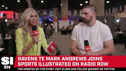 Descargar video: Mark Andrews Joins SI on Radio Row Ahead of Super Bowl LVII