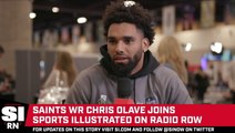 Chris Olave Joins SI on Radio Row Ahead of Super Bowl LVII