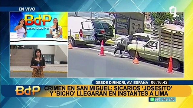Crimen en San Miguel: Sicarios “Joselito” y “Bicho” llegarán a sede de la Dirincri en Lima