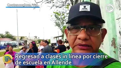 Regresan a clases en línea por cierre de escuela en Allende