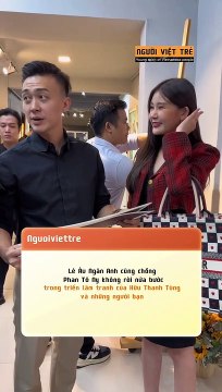 Khoảnh khắc Lê Ngân Ngân Anh gọi, chồng BTV nhăn mặt khó chịu ở sự kiện