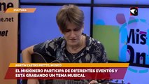 Martín Castro Pretto, músico misionero, interpretó canciones en vivo en los estudios de Misiones Online