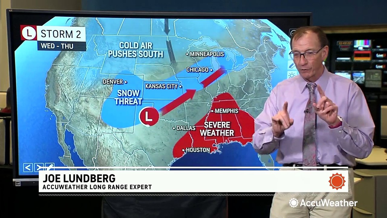 Pair of potentially dangerous storms on the way for the South next week ...