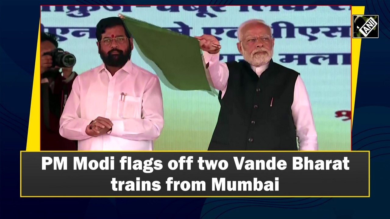 PM Modi flags off two Vande Bharat trains from...