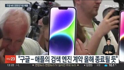 '불붙은' MS·구글의 AI 검색 경쟁…웃고 있는 애플