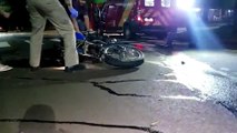 Motociclista fica ferido em acidente de trânsito no bairro Coqueiral; condutor do carro fugiu sem ajudar