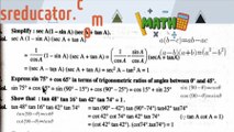 Fast Track Trigonometry Q5 Q6 Q7