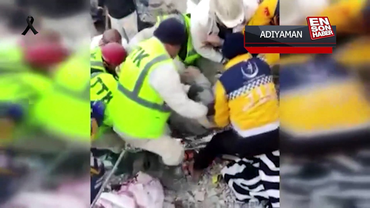 Adıyaman'da 125 saat sonra enkazdan sağ çıkarıldı