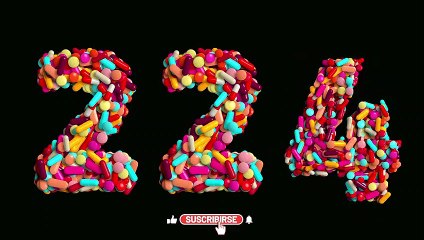 Numbers 1 to 1000 in 100 Fonts