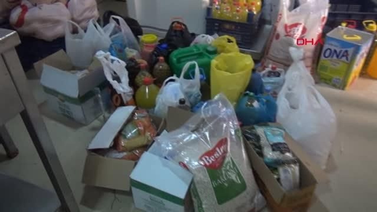 SİLİFKE'DE KAZANLAR DEPREMZEDELER İÇİN KAYNIYOR