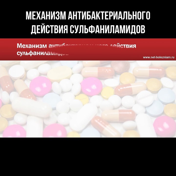 Механизм антибактериального действия сульфаниламидов
