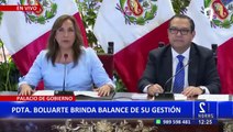 “Gobierno continúa promoviendo agenda de desarrollo y la paz”, afirma mandataria Dina Boluarte