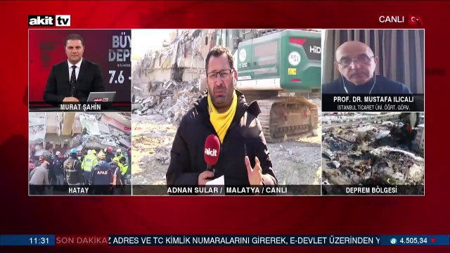 Prof. Dr. Mustafa Ilıcalı bölgedeki son durumu bildirdi