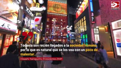 Japón lanza robots repartidores 'muy adorables' que pueden 'llorar'